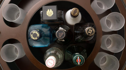 Unbekannt Große Bar Globe Drinks Cabinet mit Echtheitszertifikat