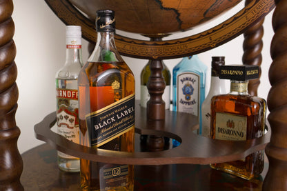 Unbekannt Große Bar Globe Drinks Cabinet mit Echtheitszertifikat